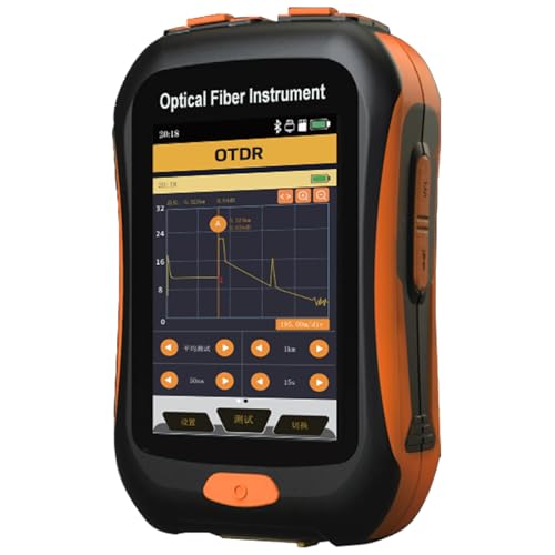 Optical Time Domain Reflectometer 3 5 inch Touch Screen Mini Pro Fiber Optic Tester 1310/1550 with Event Map  OPM  VFL  LS  Internal Storage