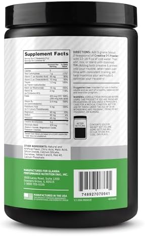 Optimum Nutrition Creatine Monohydrate Plus Powder  Orange Passionfruit Flavored Creatine Performance Blend With Electrolytes for Hydration  Added Vitamins  80 Servings  720 Grams  Packaging May Vary