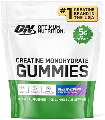 Optimum Nutrition Creatine  Micronized Creatine Monohydrate Powder  Supports Strength & Recovery  Banned Substance Tested  Unflavored  5g per Serving  60 Servings