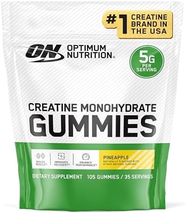 Optimum Nutrition Creatine  Micronized Creatine Monohydrate Powder  Supports Strength & Recovery  Banned Substance Tested  Unflavored  5g per Serving  60 Servings