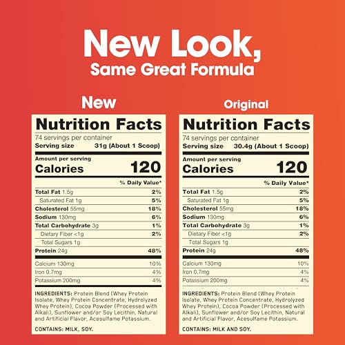 Optimum Nutrition Gold Standard 100  Whey Protein Powder  Double Rich Chocolate  5 Pound  Packaging May Vary