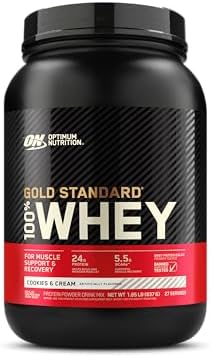 Optimum Nutrition Gold Standard 100  Whey Protein Powder  Double Rich Chocolate 10 Pound  Packaging May Vary 