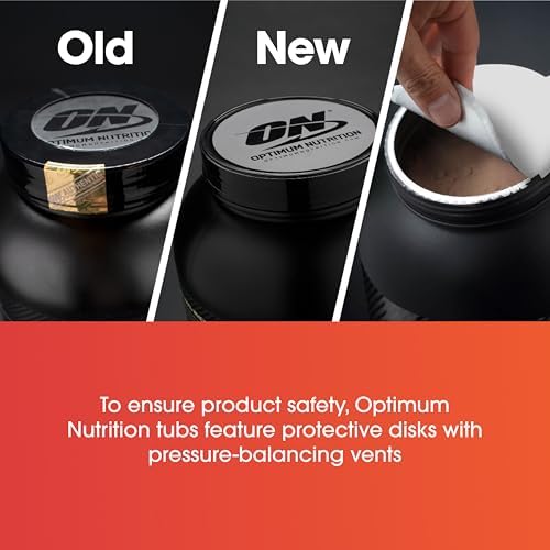 Optimum Nutrition Gold Standard 100  Whey Protein Powder  Vanilla Ice Cream  5 Pound  Packaging May Vary