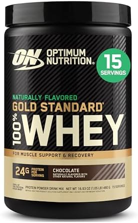 Optimum Nutrition Gold Standard 100  Whey Protein Powder  Vanilla Ice Cream  5 Pound  Packaging May Vary