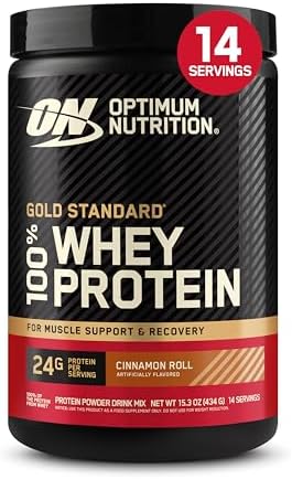 Optimum Nutrition Gold Standard 100  Whey Protein Powder  Vanilla Ice Cream  5 Pound  Packaging May Vary