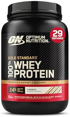 Optimum Nutrition Gold Standard 100  Whey Protein Powder  Vanilla Ice Cream  5 Pound  Packaging May Vary 