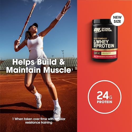 Optimum Nutrition Gold Standard 100  Whey Protein Powder  Double Rich Chocolate 1 98 Pound  Packaging May Vary 