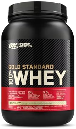 Optimum Nutrition Gold Standard 100  Whey Protein Powder  Double Rich Chocolate 1 98 Pound  Packaging May Vary 