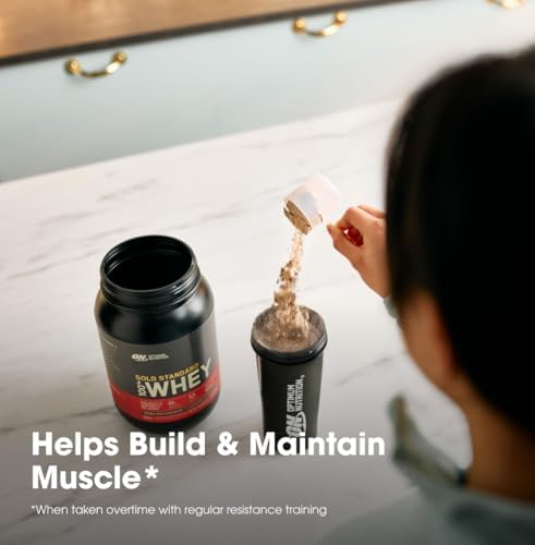 Optimum Nutrition Gold Standard 100  Whey Protein Powder  Double Rich Chocolate 1 98 Pound  Packaging May Vary 