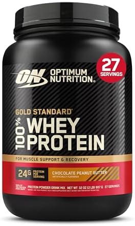 Optimum Nutrition Gold Standard 100  Whey Protein Powder  Double Rich Chocolate 1 98 Pound  Packaging May Vary 