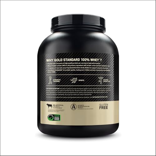 Optimum Nutrition Gold Standard 100  Whey Protein Powder  Double Rich Chocolate 1 98 Pound  Packaging May Vary 