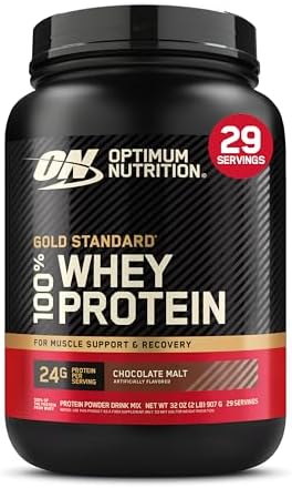 Optimum Nutrition Gold Standard 100  Whey Protein Powder  Double Rich Chocolate 1 98 Pound  Packaging May Vary 