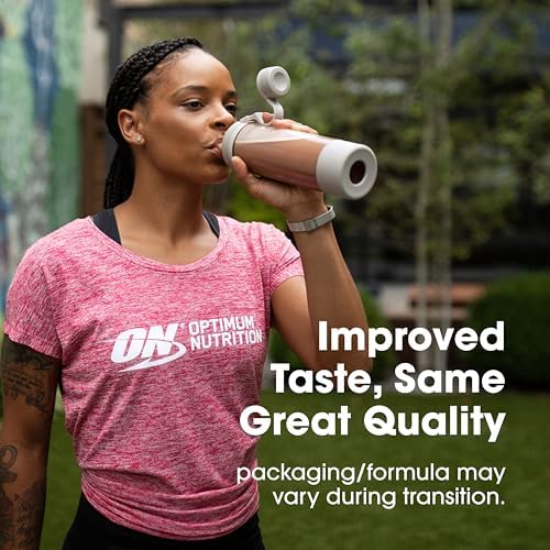 Optimum Nutrition Gold Standard 100  Whey Protein Powder  Double Rich Chocolate 1 98 Pound  Packaging May Vary 