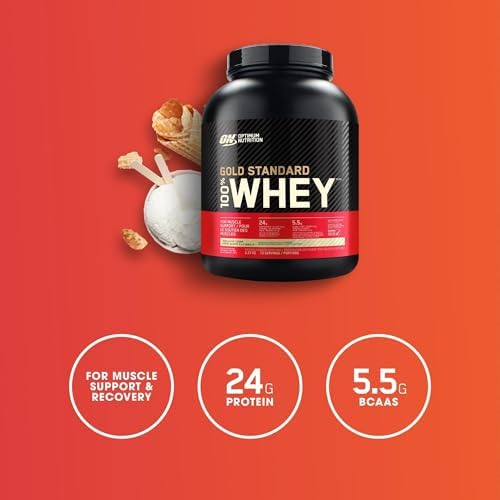Optimum Nutrition Gold Standard 100  Whey Protein Powder  Double Rich Chocolate 1 98 Pound  Packaging May Vary 