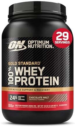 Optimum Nutrition Gold Standard 100  Whey Protein Powder  Extreme Milk Chocolate  5 Pound  Packaging May Vary 
