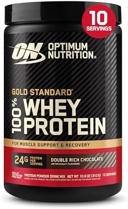 Optimum Nutrition Gold Standard 100  Whey Protein Powder  Vanilla Ice Cream  5 Pound  Packaging May Vary