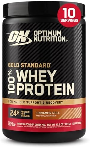 Optimum Nutrition Gold Standard 100  Whey Protein Powder  Vanilla Ice Cream  5 Pound  Packaging May Vary