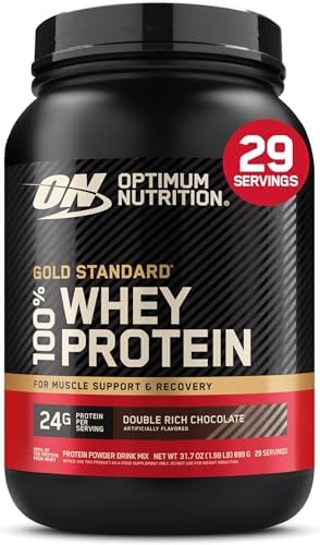 Optimum Nutrition Gold Standard 100  Whey Protein Powder  Vanilla Ice Cream  5 Pound  Packaging May Vary