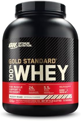 Optimum Nutrition Gold Standard 100  Whey Protein Powder  Extreme Milk Chocolate  10 Pound  Packaging May Vary 