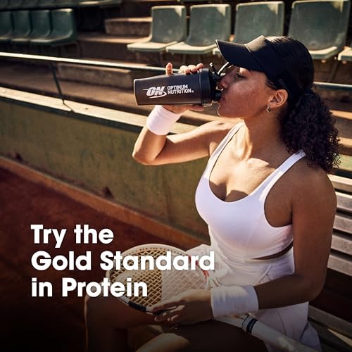 Optimum Nutrition Gold Standard 100  Whey Protein Powder  Vanilla Ice Cream  5 Pound  Packaging May Vary 