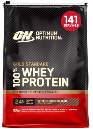 Optimum Nutrition Gold Standard 100  Whey Protein Powder  Vanilla Ice Cream  5 Pound  Packaging May Vary 