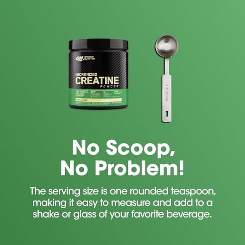 Optimum Nutrition Micronized Creatine Monohydrate Powder  Unflavored  60 Servings  300 Grams  Packaging May Vary