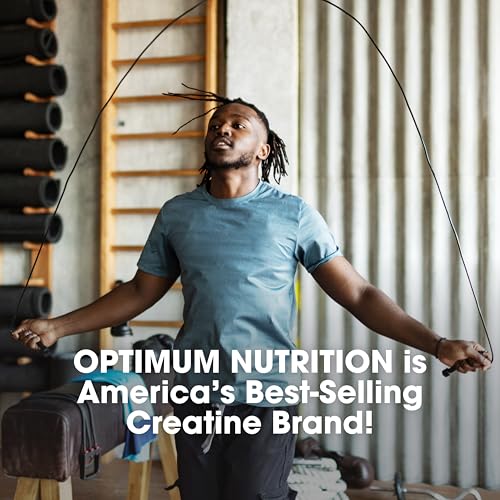 Optimum Nutrition Creatina Micronizada Monohidrato en polvo, sin sabor, amistoso con Keto, 120 porciones (el embalaje puede variar)