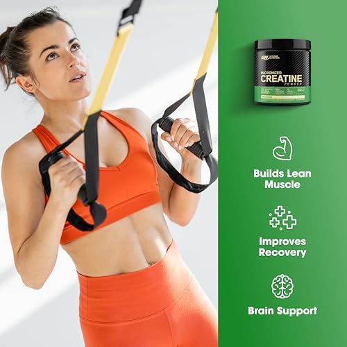 Optimum Nutrition Micronized Creatine Monohydrate Powder  Unflavored  120 Servings  600 Grams  Packaging May Vary
