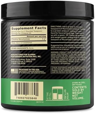 Optimum Nutrition Micronized Creatine Monohydrate Powder  Unflavored  120 Servings  600 Grams  Packaging May Vary