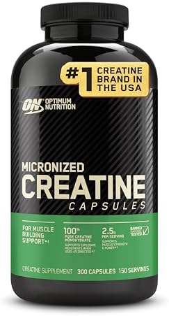 Optimum Nutrition Micronized Creatine Monohydrate Powder  Unflavored  60 Servings  300 Grams  Packaging May Vary 