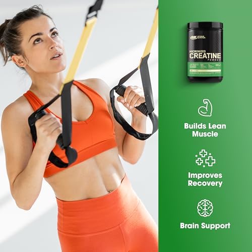 Optimum Nutrition Micronized Creatine Monohydrate Powder  Unflavored  120 Servings  600 Grams  Packaging May Vary 