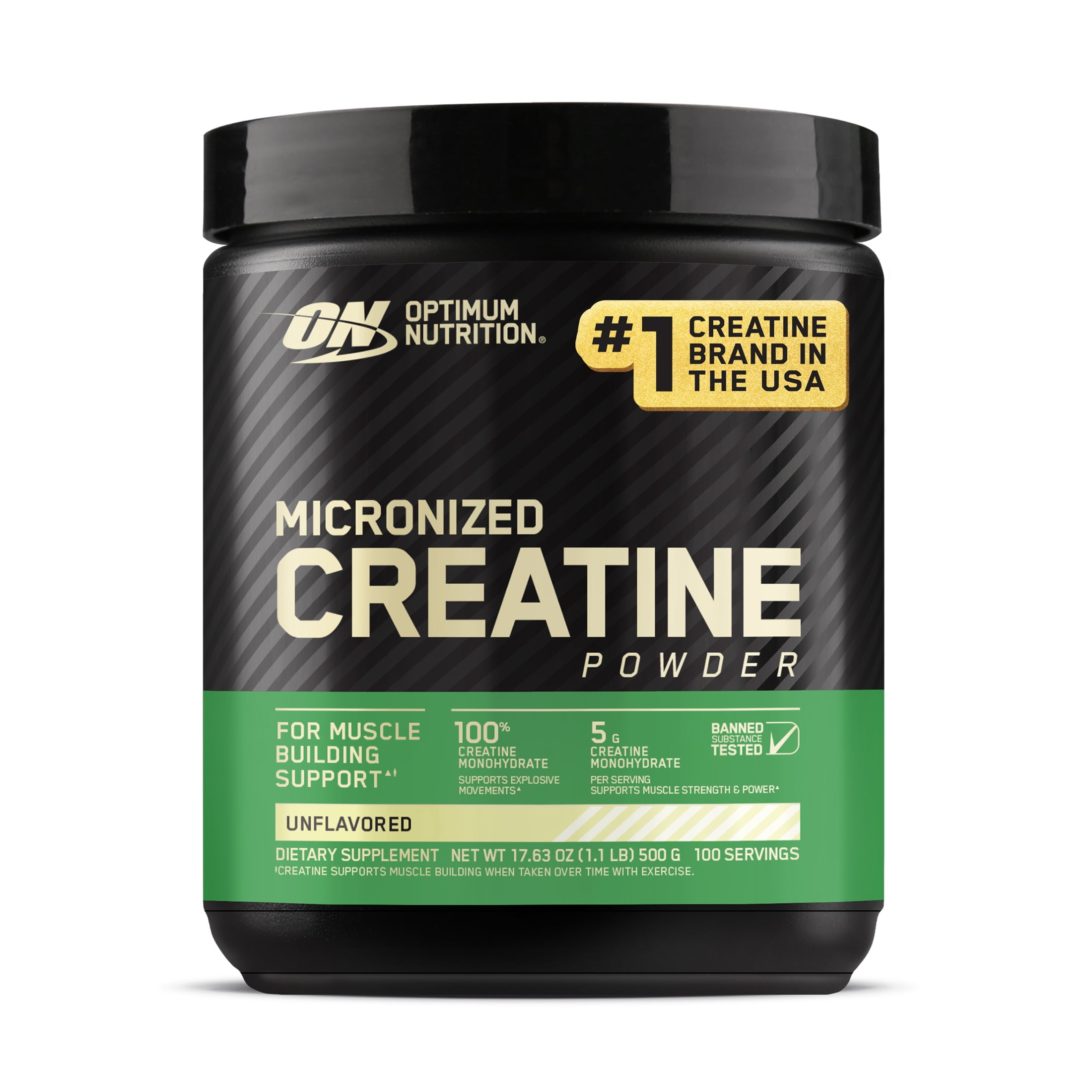 Optimum Nutrition Micronized Creatine Powder  Unflavored  100 servings
