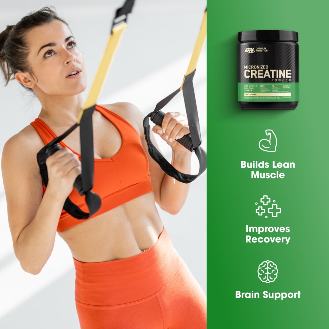 Optimum Nutrition Micronized Creatine Powder  Unflavored  100 servings