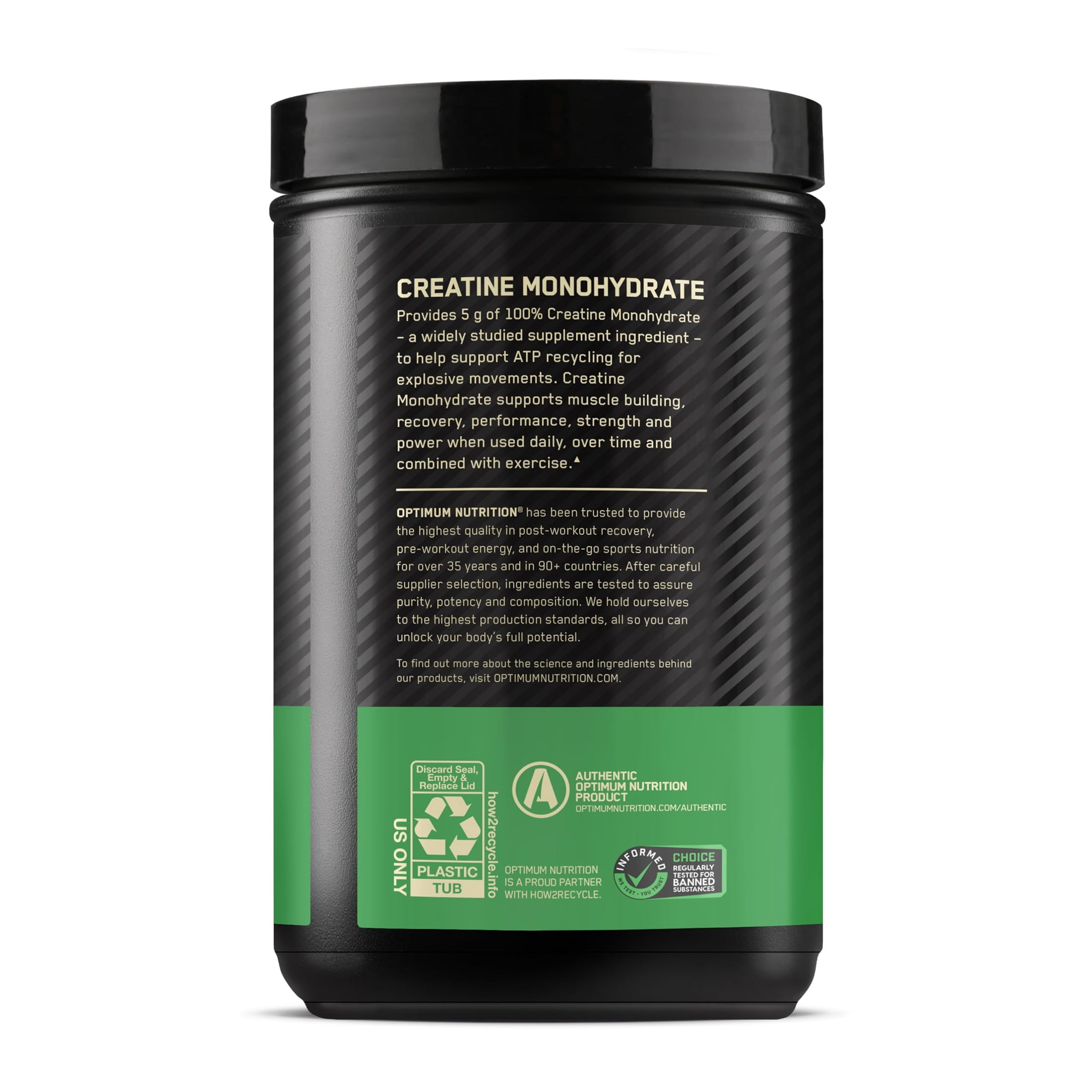 Optimum Nutrition Micronized Creatine Powder  120 Servings