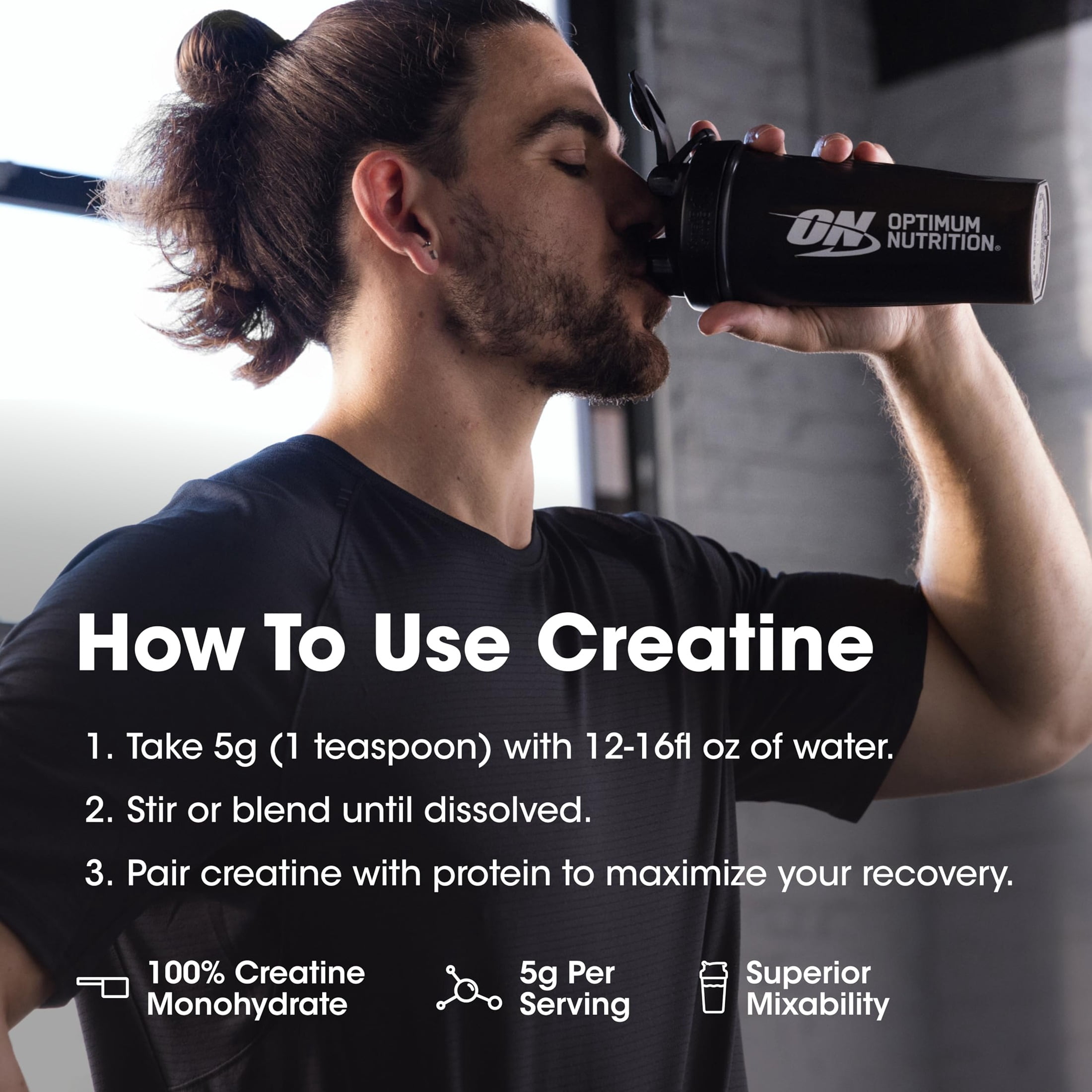 Optimum Nutrition Micronized Creatine Powder  120 Servings