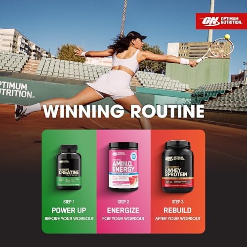 Optimum Nutrition Micronized Creatine Monohydrate Capsules  Keto Friendly  2500mg  100 Capsules