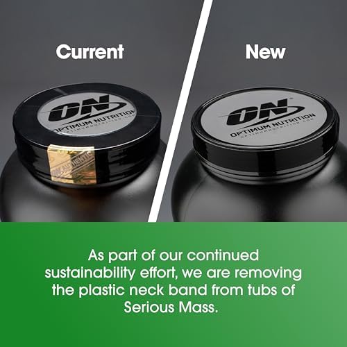 Optimum Nutrition Serious Mass  Weight Gainer Protein Powder  Mass Gainer  Vitamin C and Zinc for Immune Support  Creatine  Chocolate  6 Pound  Packaging May Vary 