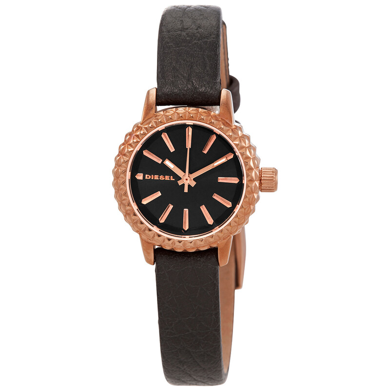 Opulence Black Dial Ladies Watch