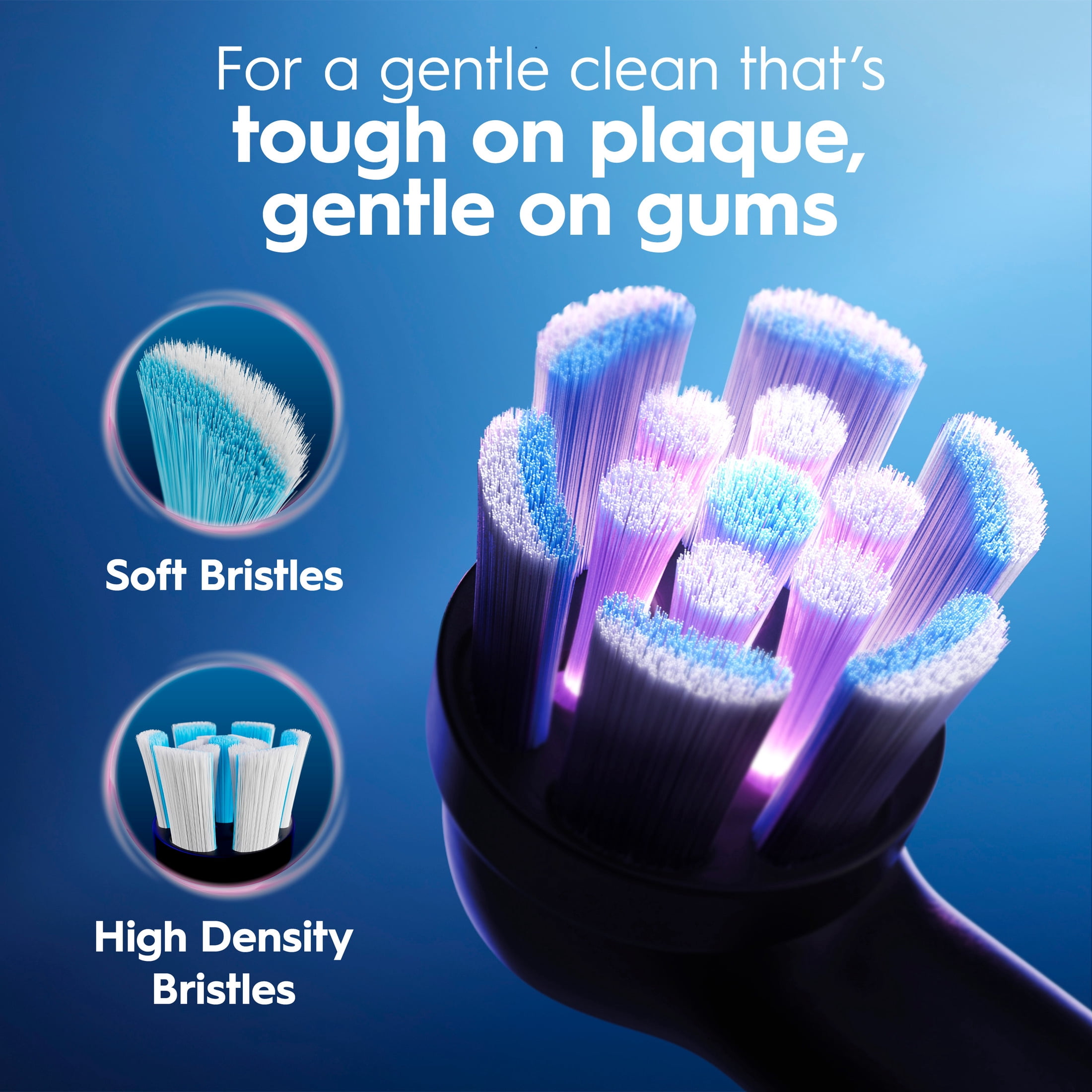 Oral B Toothbrush  iO Series 2 Rechargeable Electric Toothbrush for Adults & Kids 3   Night Black  1 Gentle Care Brush Head