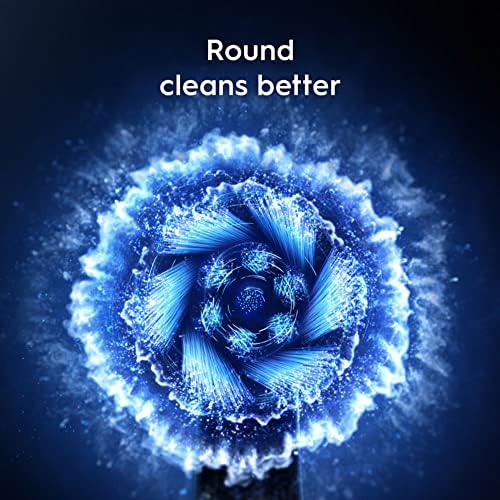 Oral B iO Series 10 Rechargeable Electric Toothbrush with Visible Pressure Sensor to Protect Gums  2 Min Timer  7 Cleaning Settings  4 Replacement Toothbrush Heads  and Charging Travel Case  Black