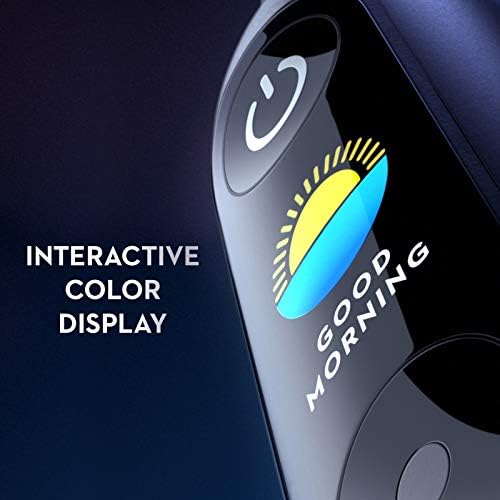 Oral B iO Series 10 Rechargeable Electric Toothbrush with Visible Pressure Sensor to Protect Gums  2 Min Timer  7 Cleaning Settings  4 Replacement Toothbrush Heads  and Charging Travel Case  Black