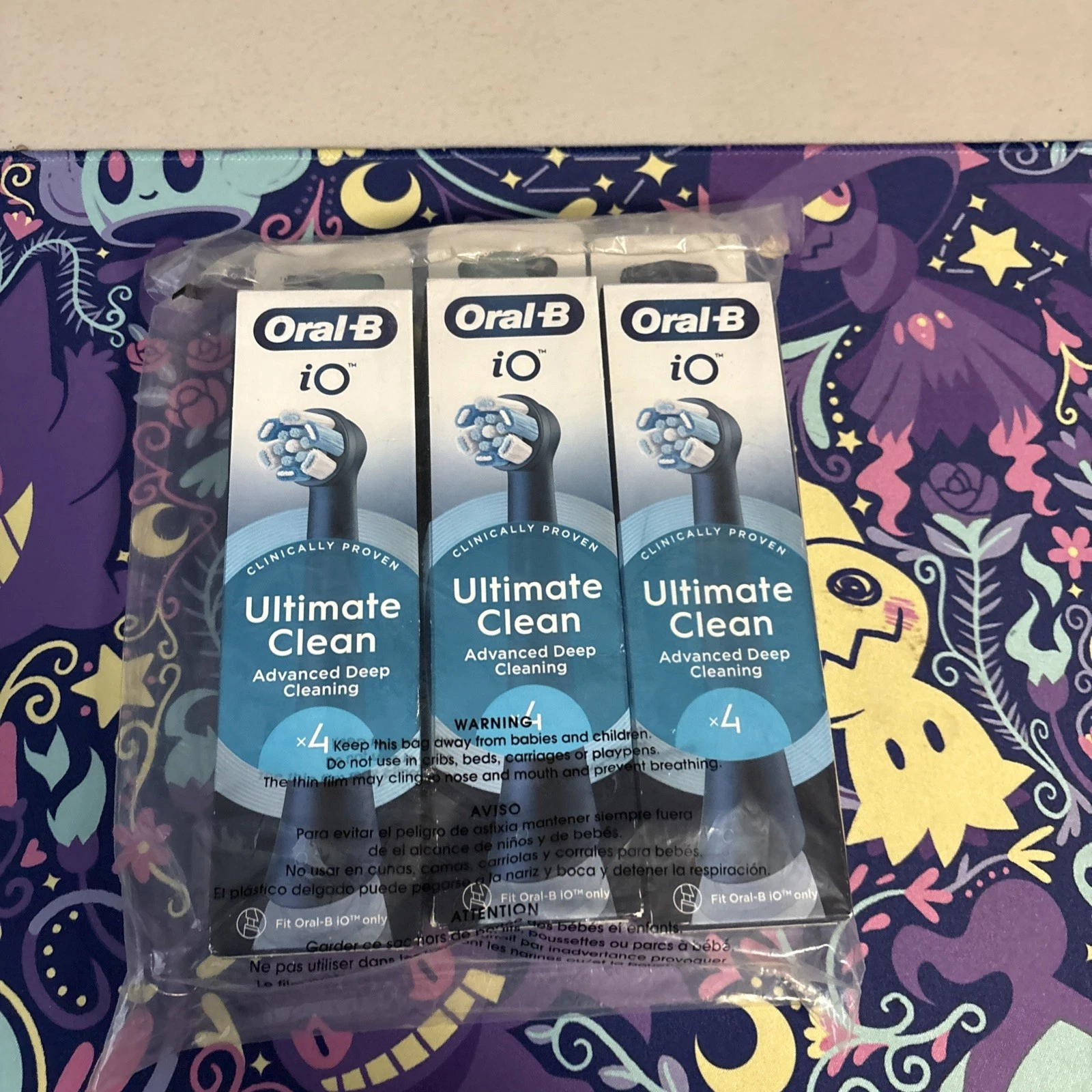 Oral B iO Ultimate Clean Replacement Brush Head  4 Pack Of 3