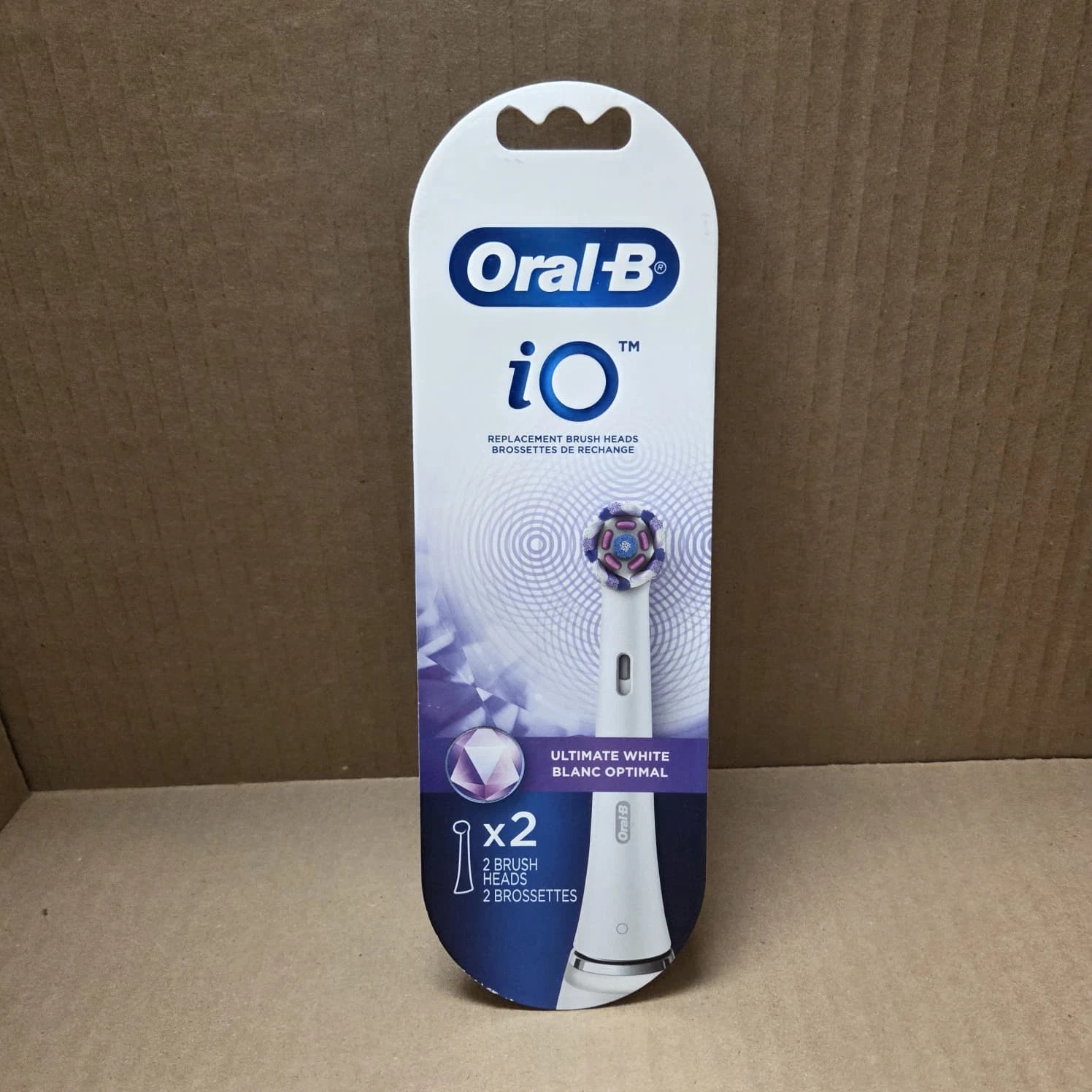 Oral B iO Ultimate White Replacement Brush Heads 2 Pack Genuine NEW