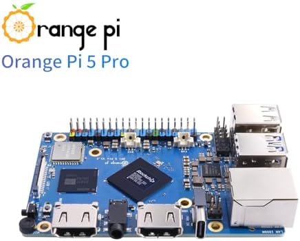 Orange Pi 5 Pro 16GB LPDDR5 RK3588S Single Board Computer  8 Core 64 Bit 8K Video Decoding 2 4GHz Frequency WiFi Bluetooth Open Source Board Run Orange Pi OS  Android  Debian  Ubuntu