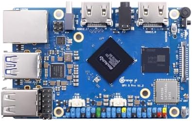 Orange Pi 5 Pro 16GB LPDDR5 RK3588S Single Board Computer  8 Core 64 Bit 8K Video Decoding 2 4GHz Frequency WiFi Bluetooth Open Source Board Run Orange Pi OS  Android  Debian  Ubuntu