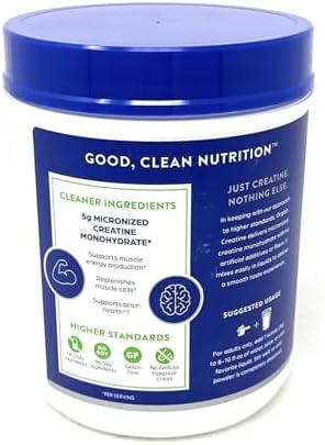 Orgain 5g Micronized Creatine Monohydrate  Unflavored  1 48lbs