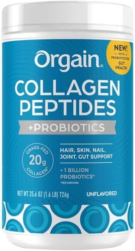 Orgain Collagen  Superfoods with 20 Grams of Grass Fed Collagen and Vitamin C  Unflavored  25 6 oz