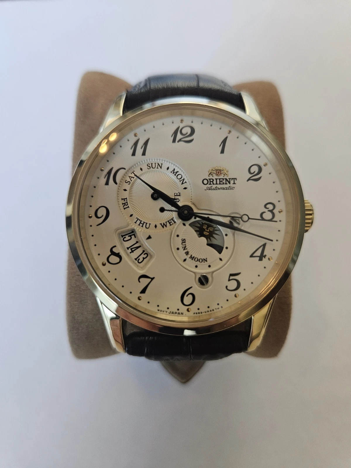 Orient Classic RA AK0002S Sun & Moon Automatic Watch 42 5mm