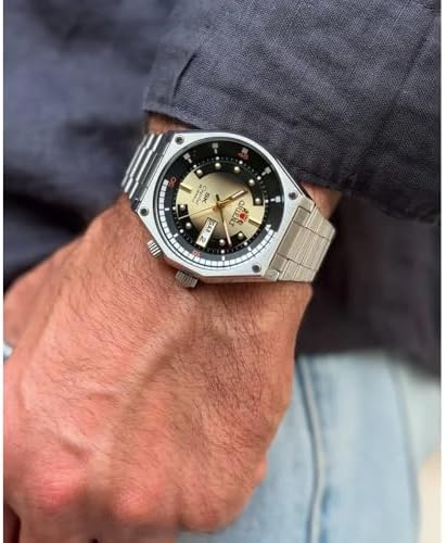 Orient SK Diver Retro - Reloj deportivo automático japonés para hombre de acero inoxidable/cuerda manual