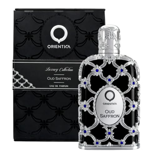 Orientica Luxury Collection Oud Saffron Eau De Parfum   Oriental  Vanilla  Saffron  Woody  Patchouli  Musk  Agar Wood   Arabic Perfume for Men & Women   5 oz / 150ml